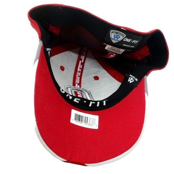 OHIO STATE BUCKEYES College Football Red Baseball Cap~ONE SIZE FITS ALL~NWT - Picture 4 of 4